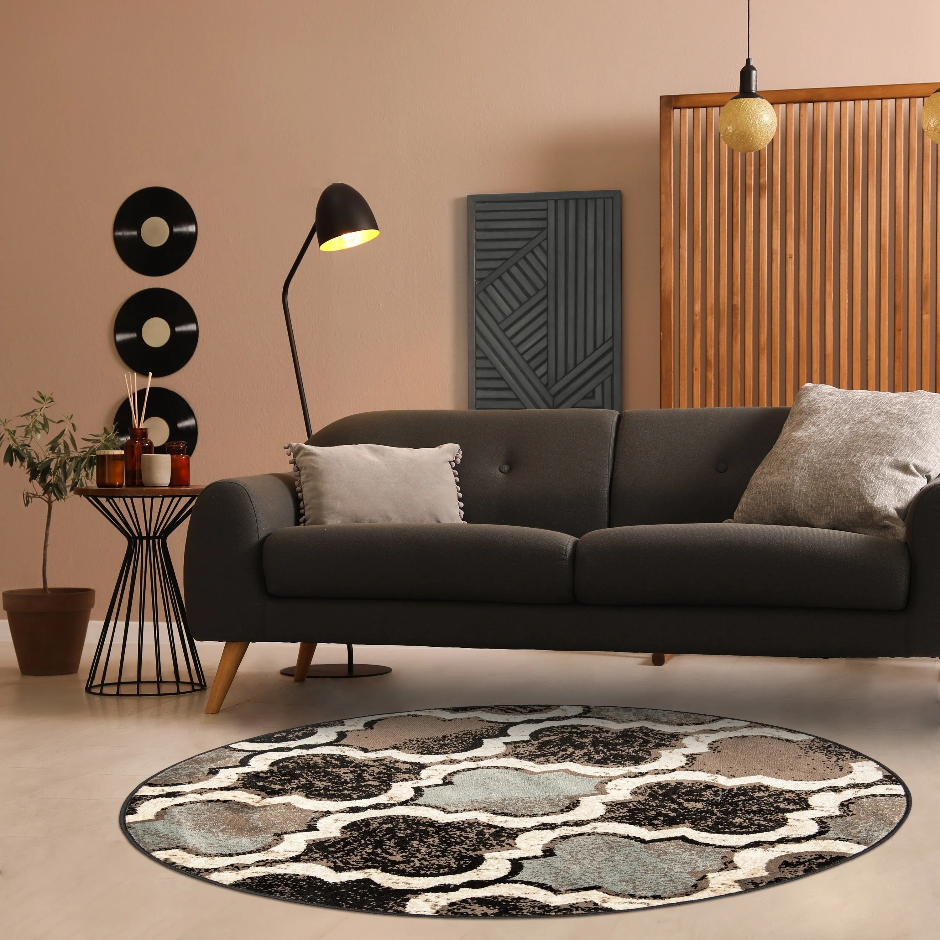 Superior Viking Modern Geometric Indoor Area Rug