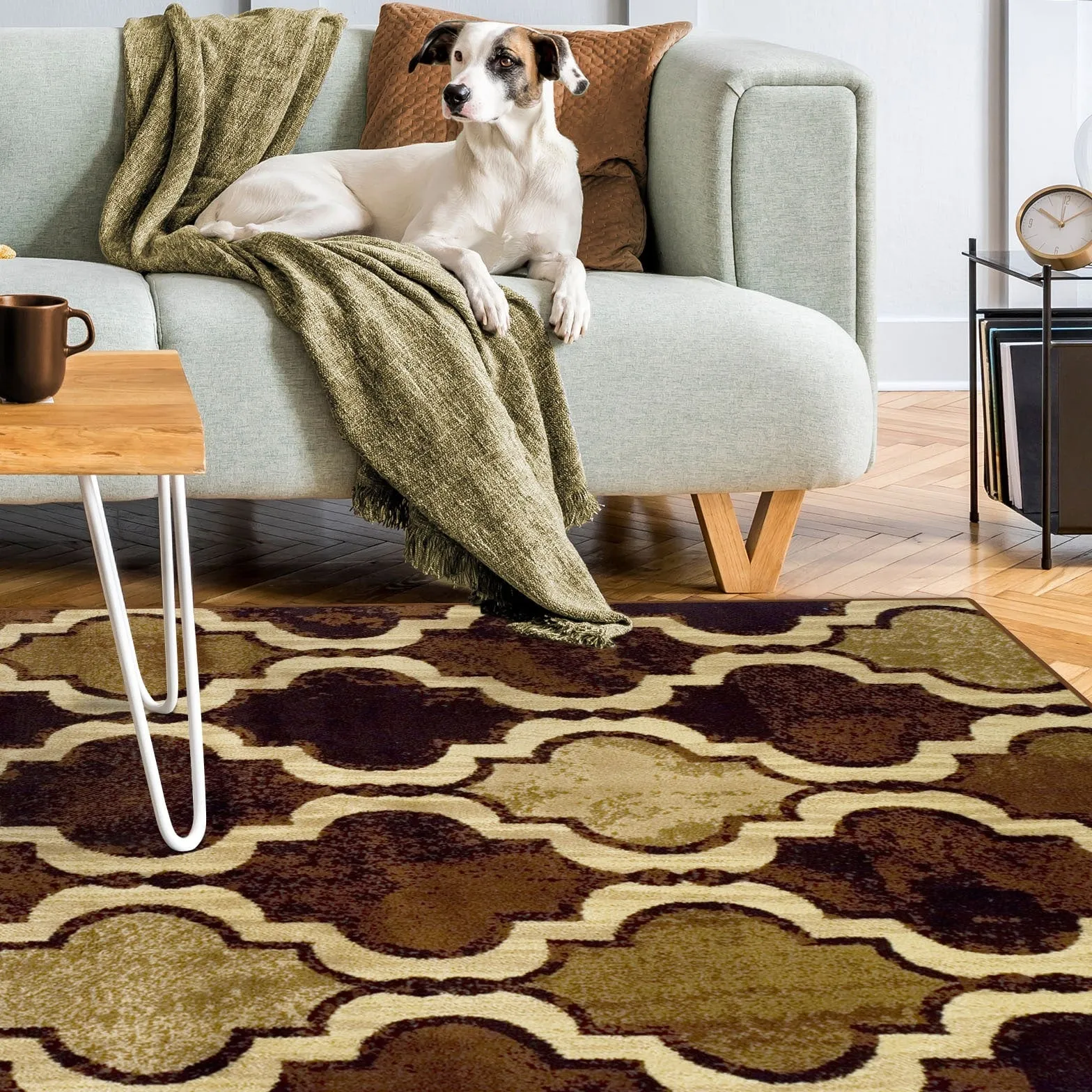 Superior Viking Modern Geometric Indoor Area Rug
