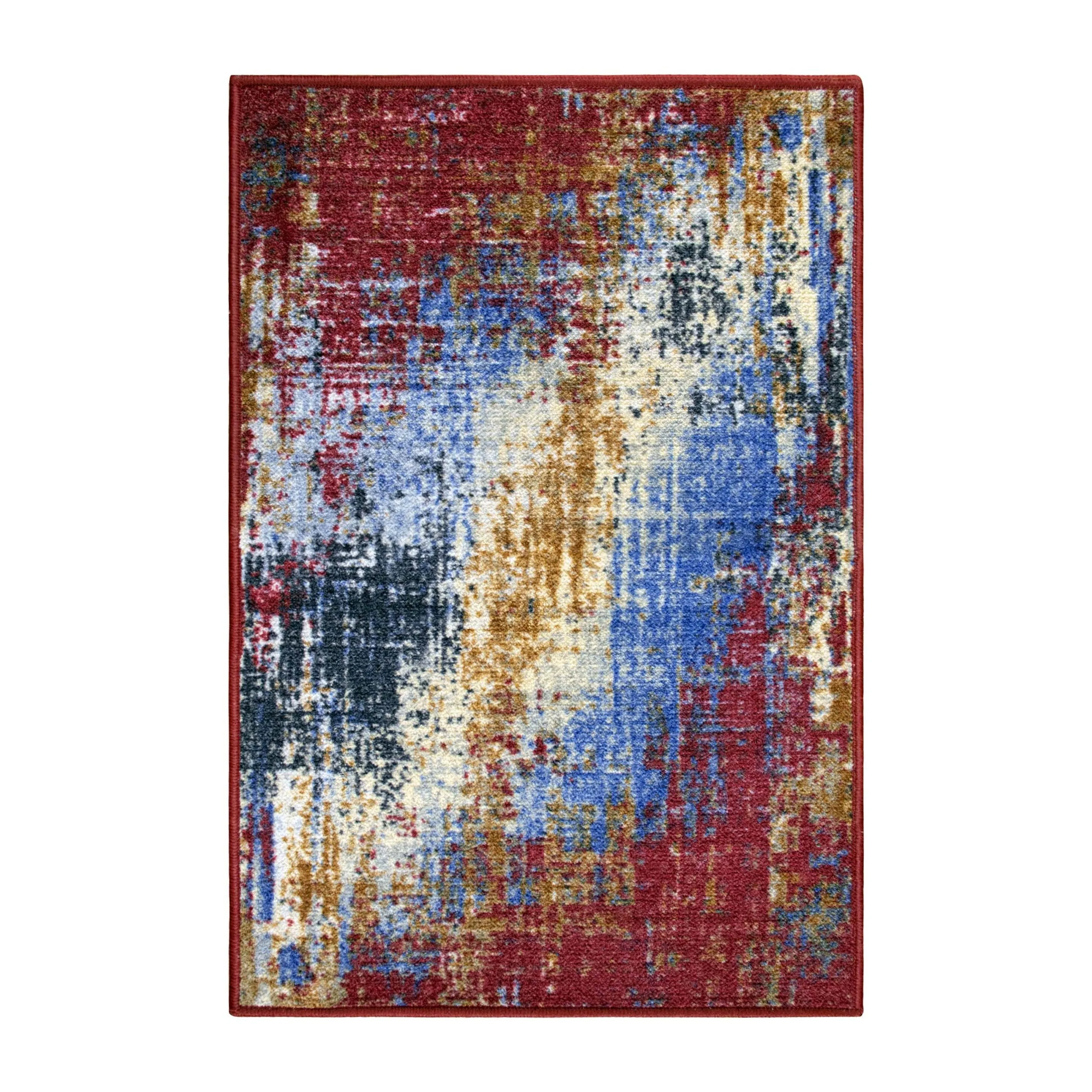 Superior Watley Printed Non-Slip Washable Indoor Area Rug