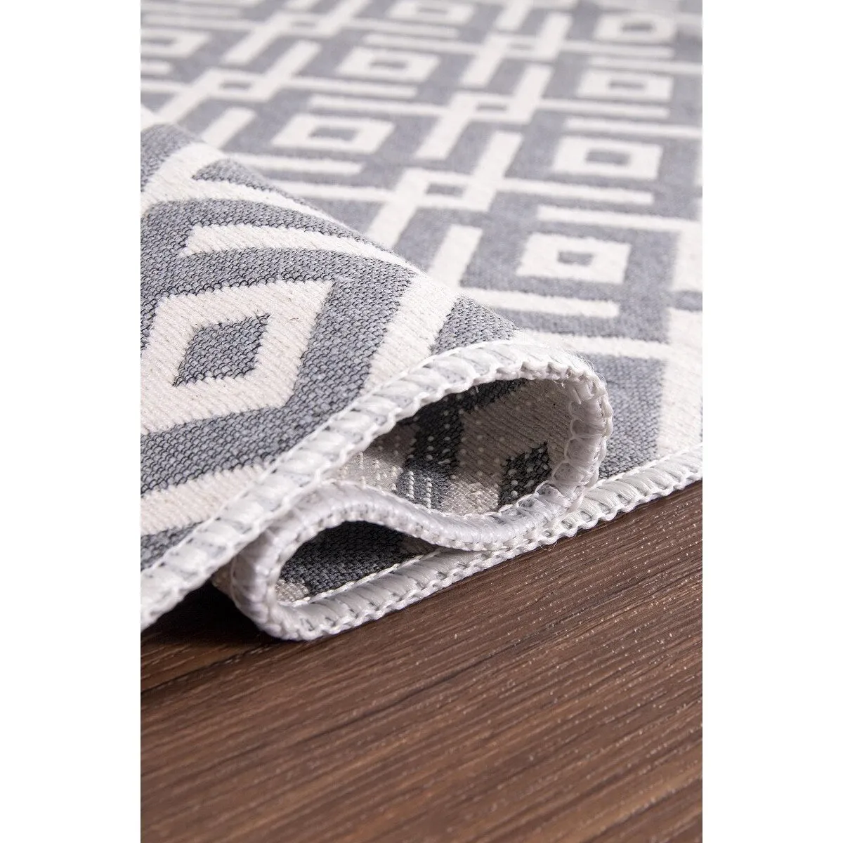 SussexHome Non-skid Ultra-thin Blended Runner Rug - 20 x 59