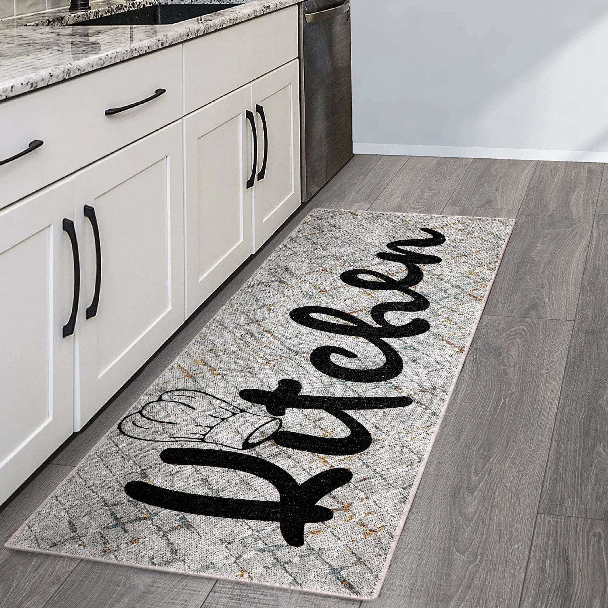 SussexHome Non-skid Ultra-thin Blended Runner Rug - 20 x 59