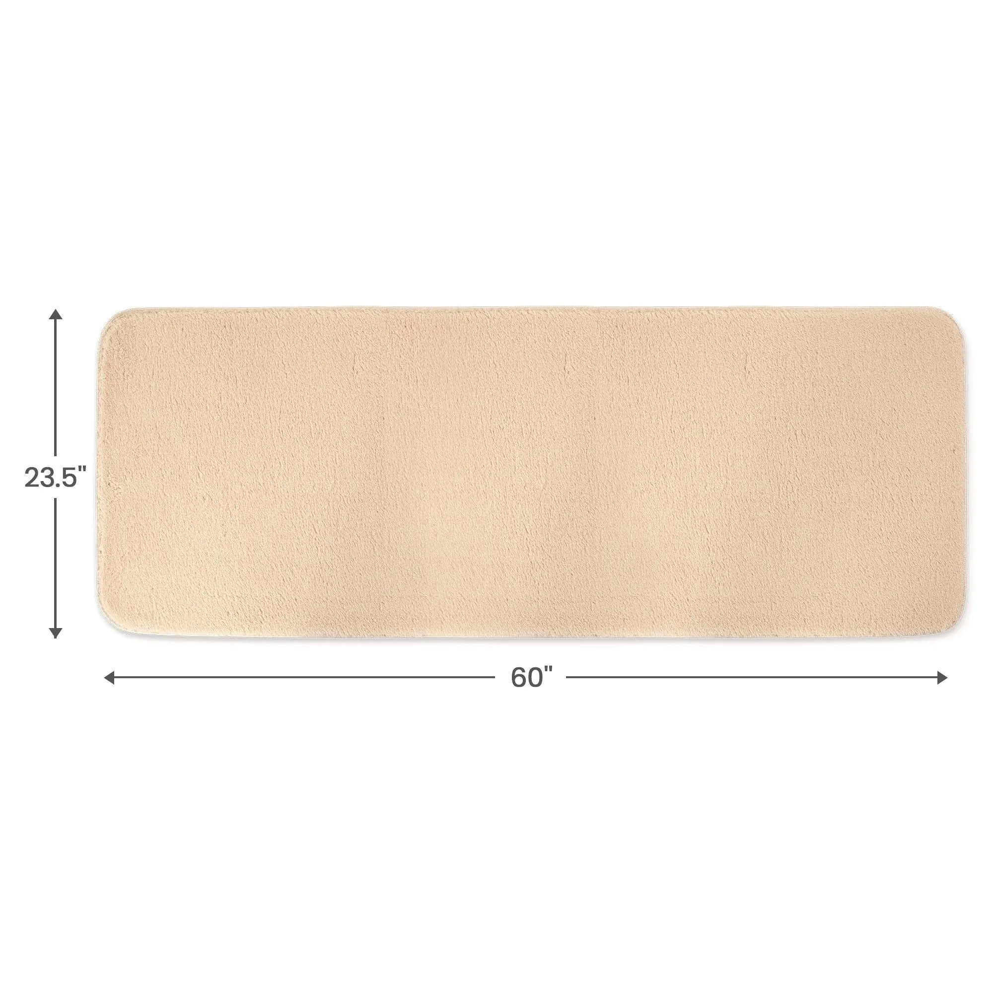 SussexHome Non-skid Ultra-thin Blended Runner Rug - 20 x 59