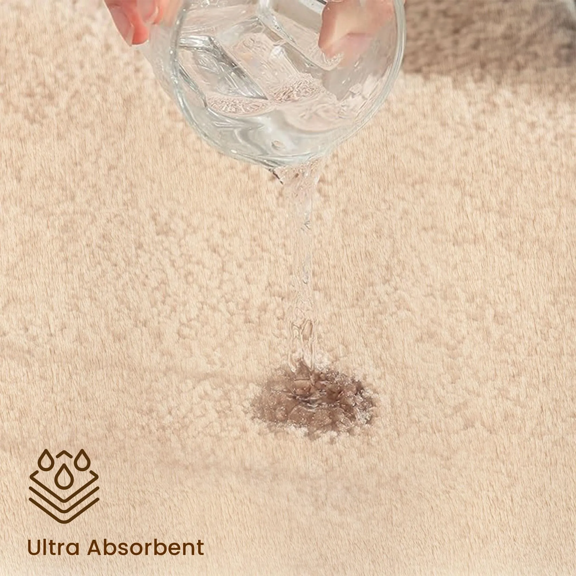 SussexHome Non-skid Ultra-thin Blended Runner Rug - 20 x 59