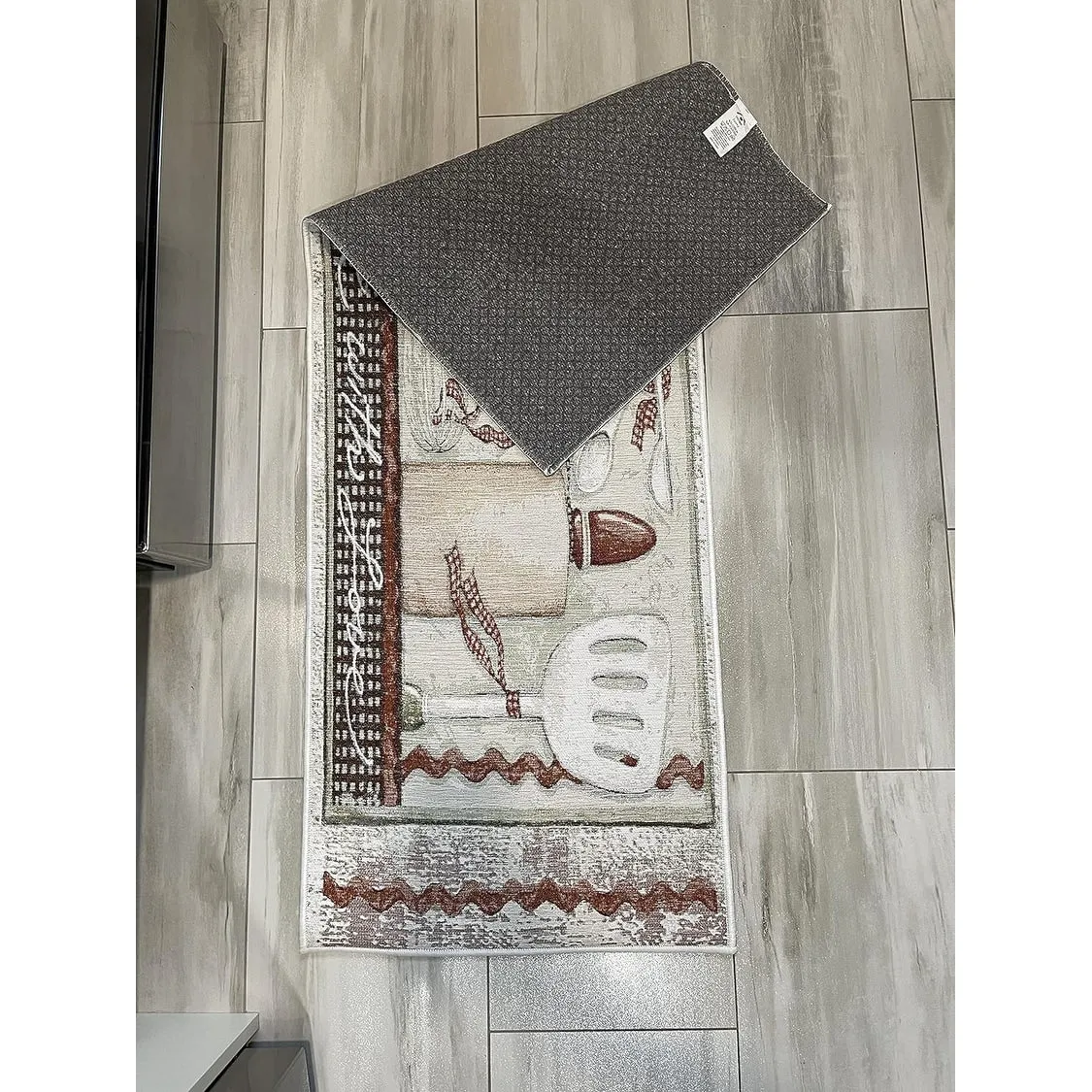 SussexHome Non-skid Ultra-thin Blended Runner Rug - 20 x 59