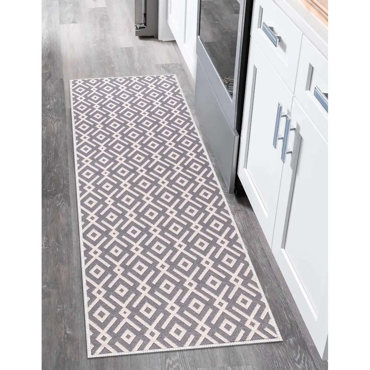 SussexHome Non-skid Ultra-thin Blended Runner Rug - 20 x 59