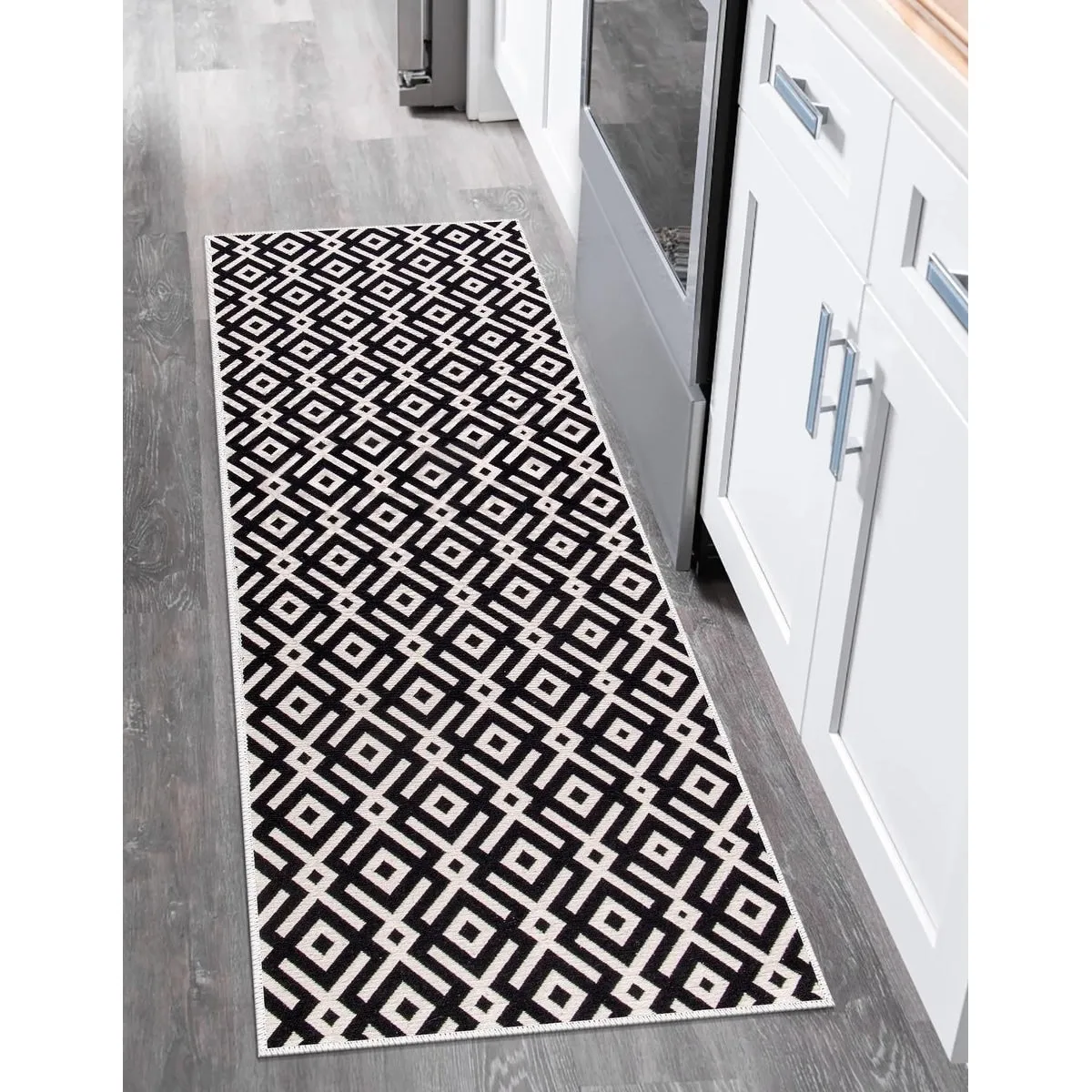 SussexHome Non-skid Ultra-thin Blended Runner Rug - 20 x 59