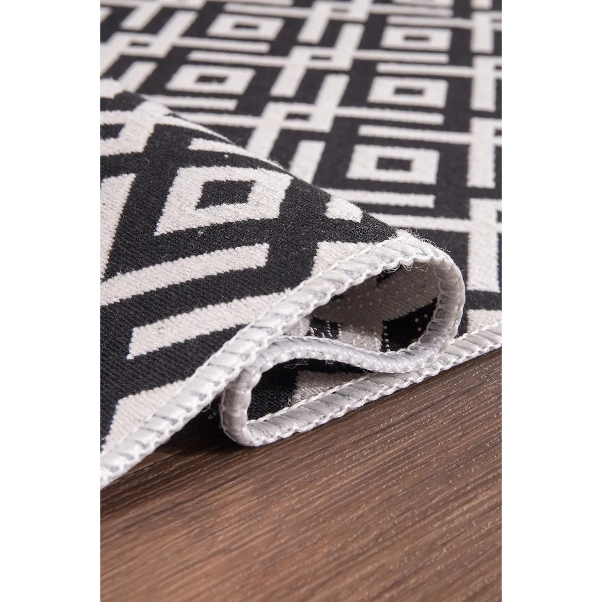 SussexHome Non-skid Ultra-thin Blended Runner Rug - 20 x 59