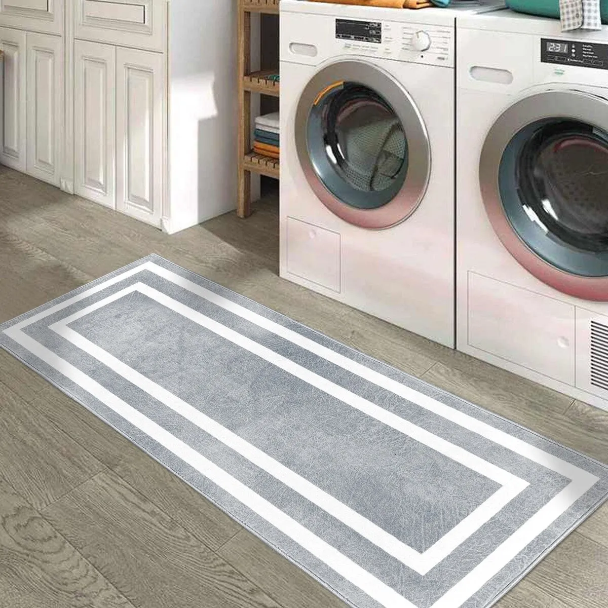 SussexHome Washable Ultra Thin Laundry Room Rug Runner - 20 x 59