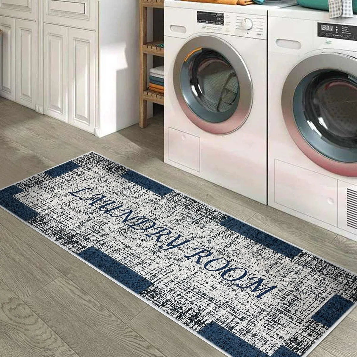 SussexHome Washable Ultra Thin Laundry Room Rug Runner - 20 x 59