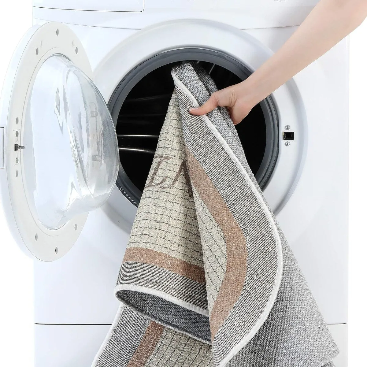 SussexHome Washable Ultra Thin Laundry Room Rug Runner - 20 x 59
