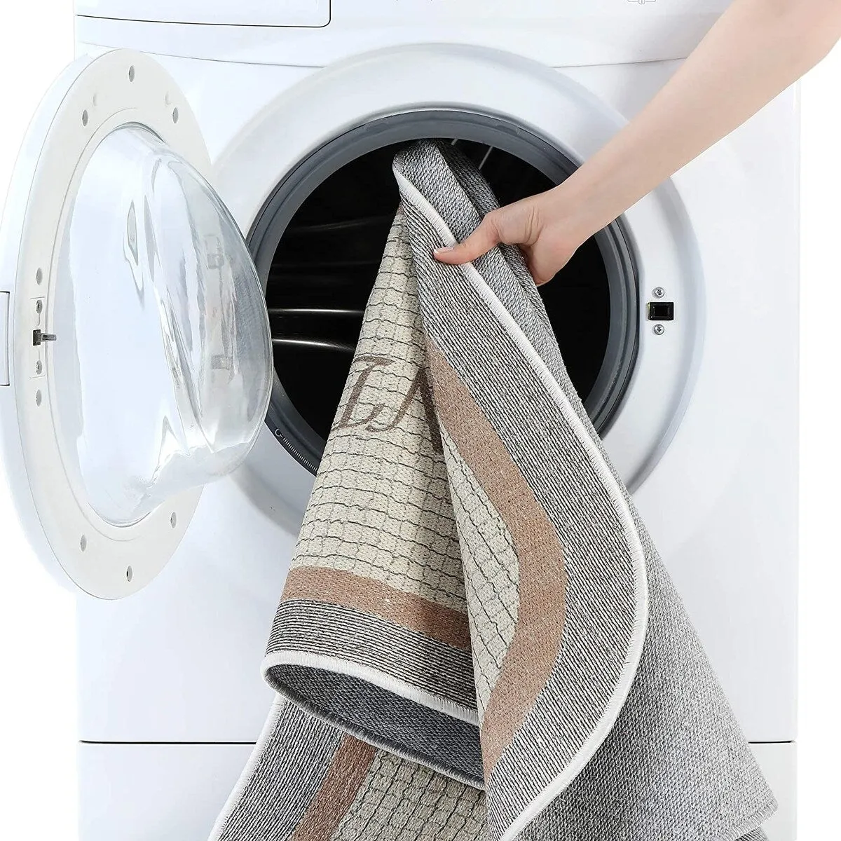 SussexHome Washable Ultra Thin Laundry Room Rug Runner - 20 x 59