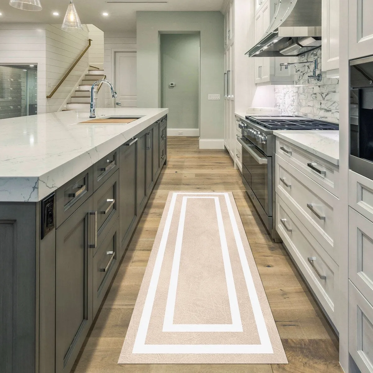 SussexHome Washable Ultra Thin Laundry Room Rug Runner - 20 x 59