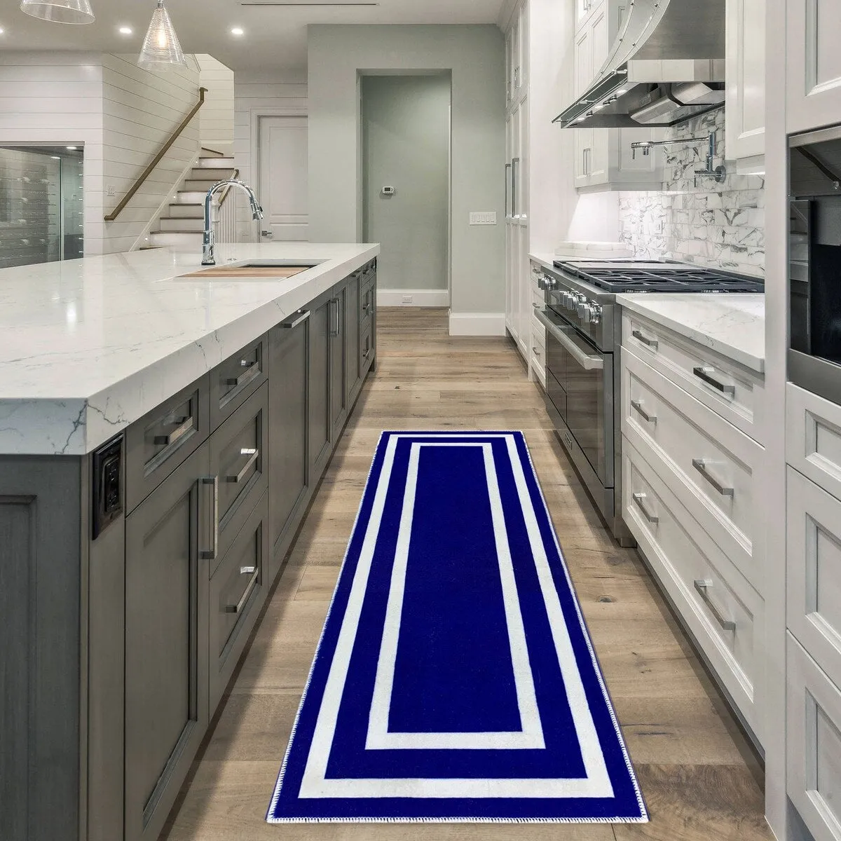 SussexHome Washable Ultra Thin Laundry Room Rug Runner - 20 x 59