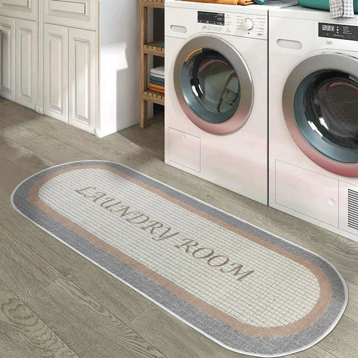 SussexHome Washable Ultra Thin Laundry Room Rug Runner - 20 x 59