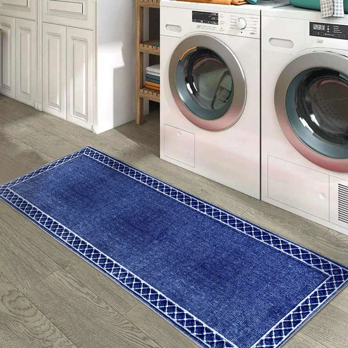 SussexHome Washable Ultra Thin Laundry Room Rug Runner - 20 x 59
