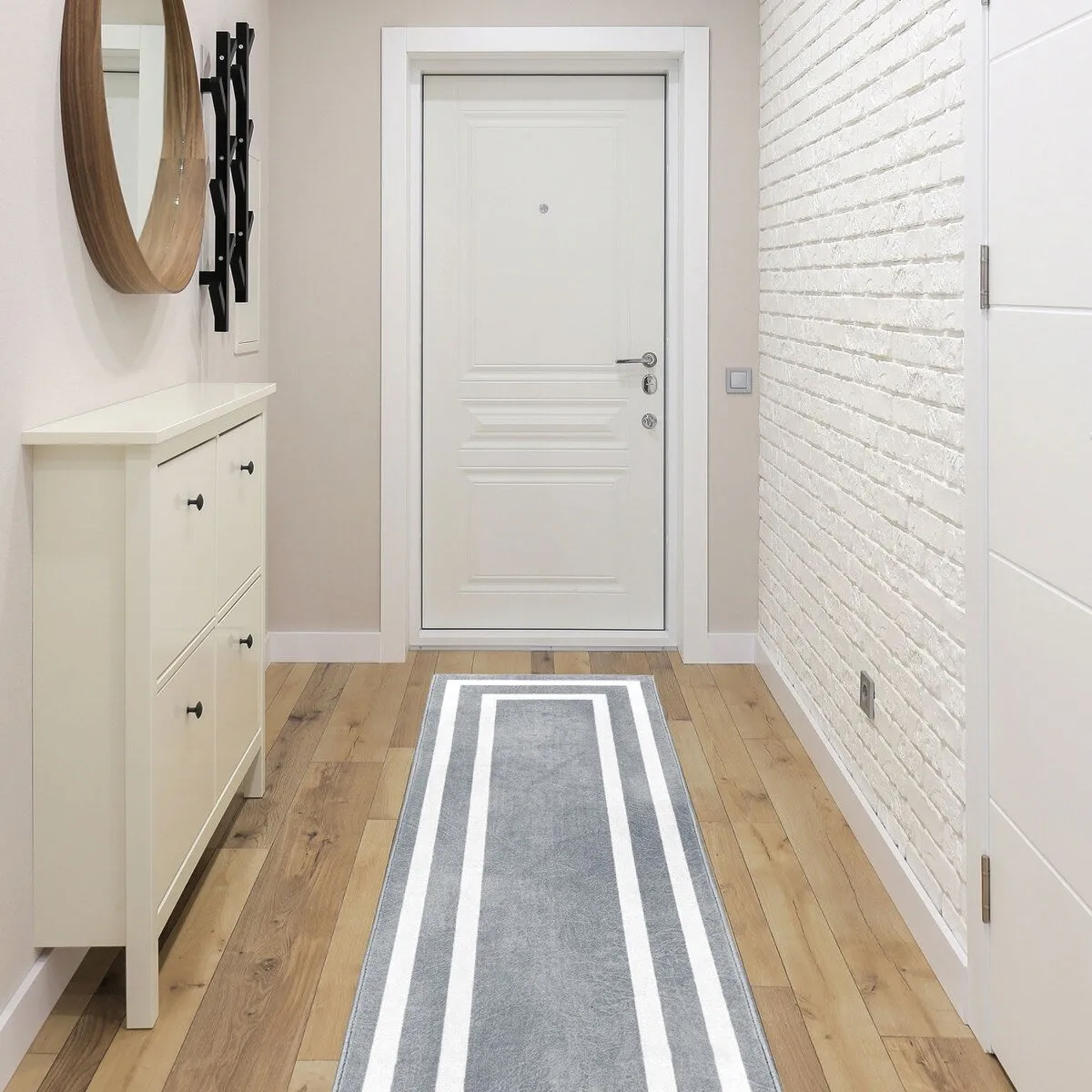 SussexHome Washable Ultra Thin Laundry Room Rug Runner - 20 x 59