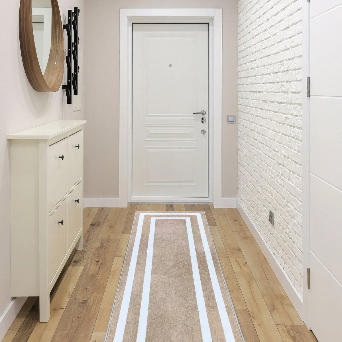 SussexHome Washable Ultra Thin Laundry Room Rug Runner - 20 x 59