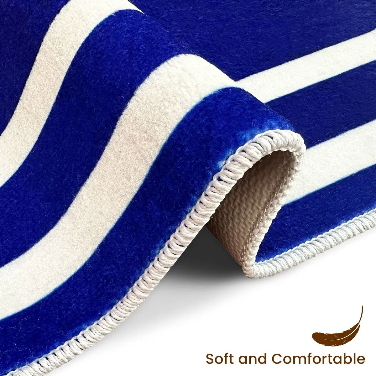 SussexHome Washable Ultra Thin Laundry Room Rug Runner - 20 x 59