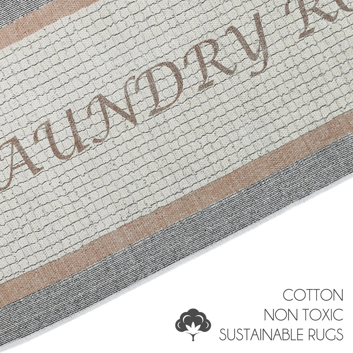 SussexHome Washable Ultra Thin Laundry Room Rug Runner - 20 x 59