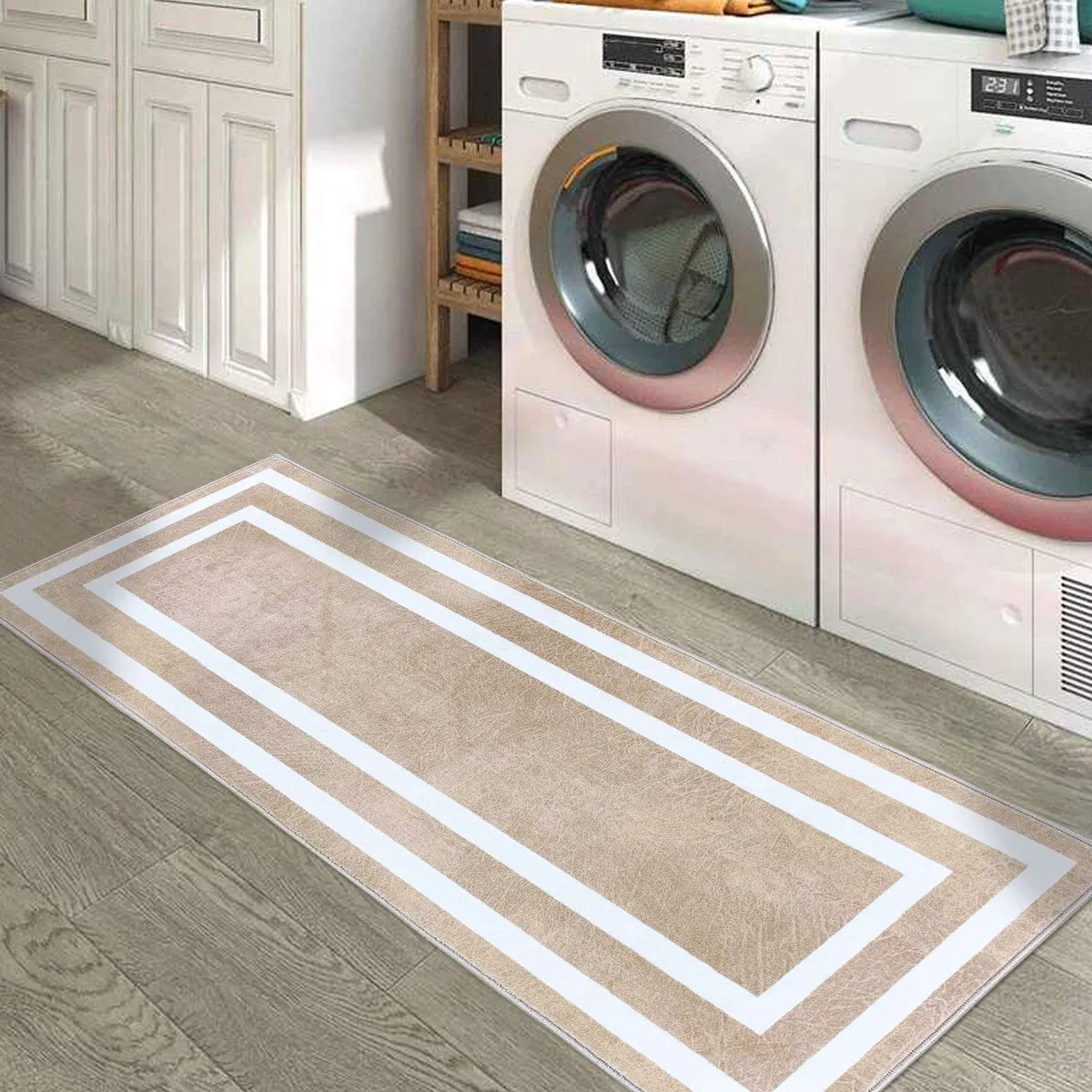 SussexHome Washable Ultra Thin Laundry Room Rug Runner - 20 x 59