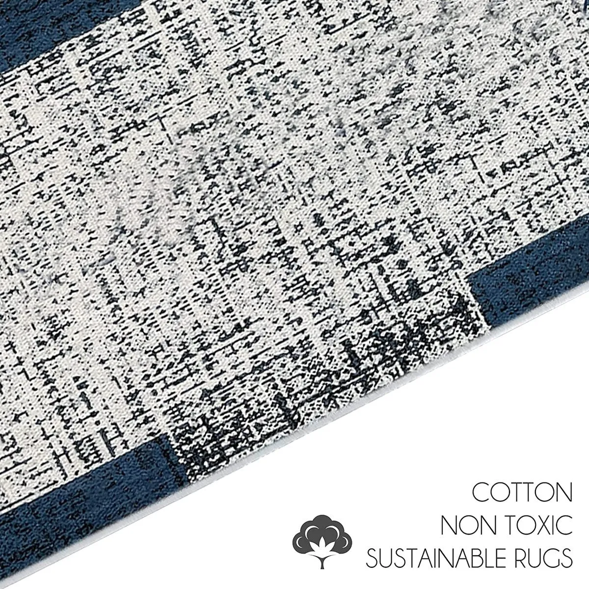 SussexHome Washable Ultra Thin Laundry Room Rug Runner - 20 x 59