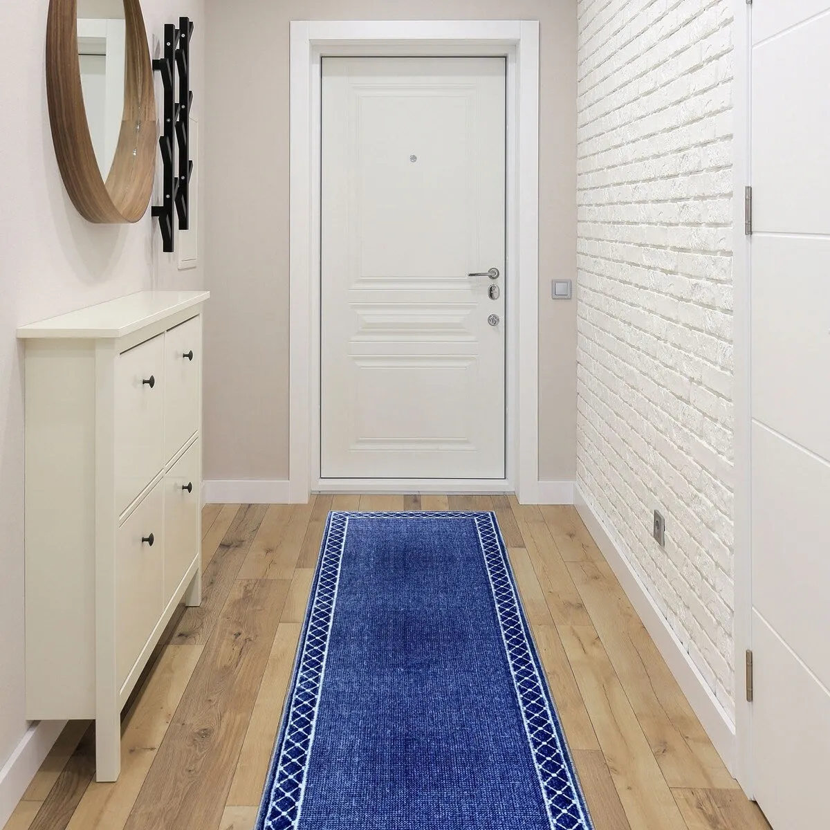 SussexHome Washable Ultra Thin Laundry Room Rug Runner - 20 x 59