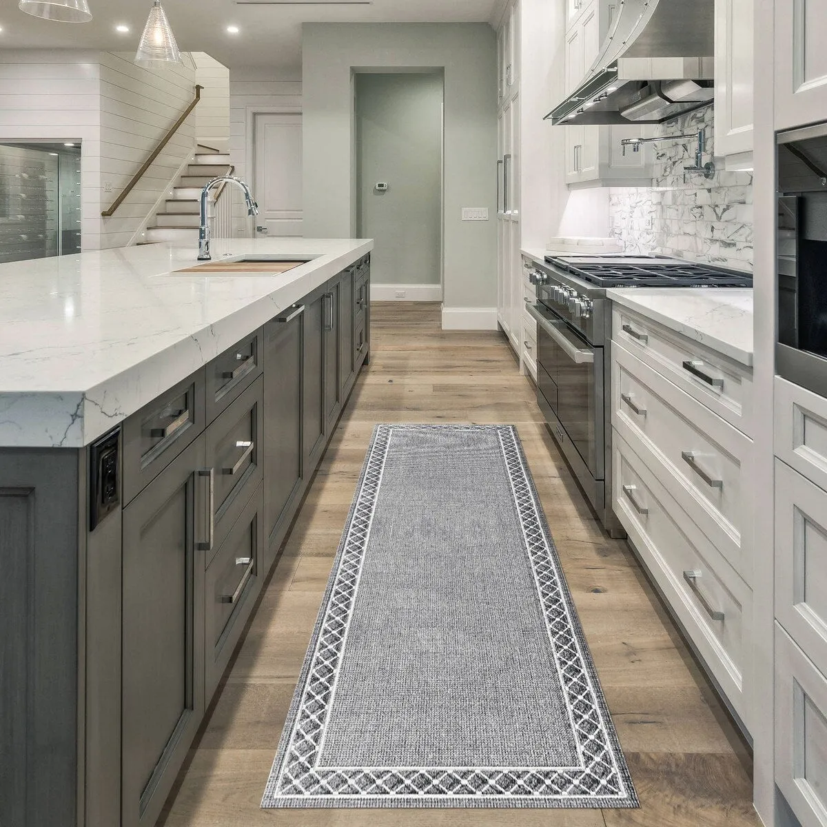SussexHome Washable Ultra Thin Laundry Room Rug Runner - 20 x 59