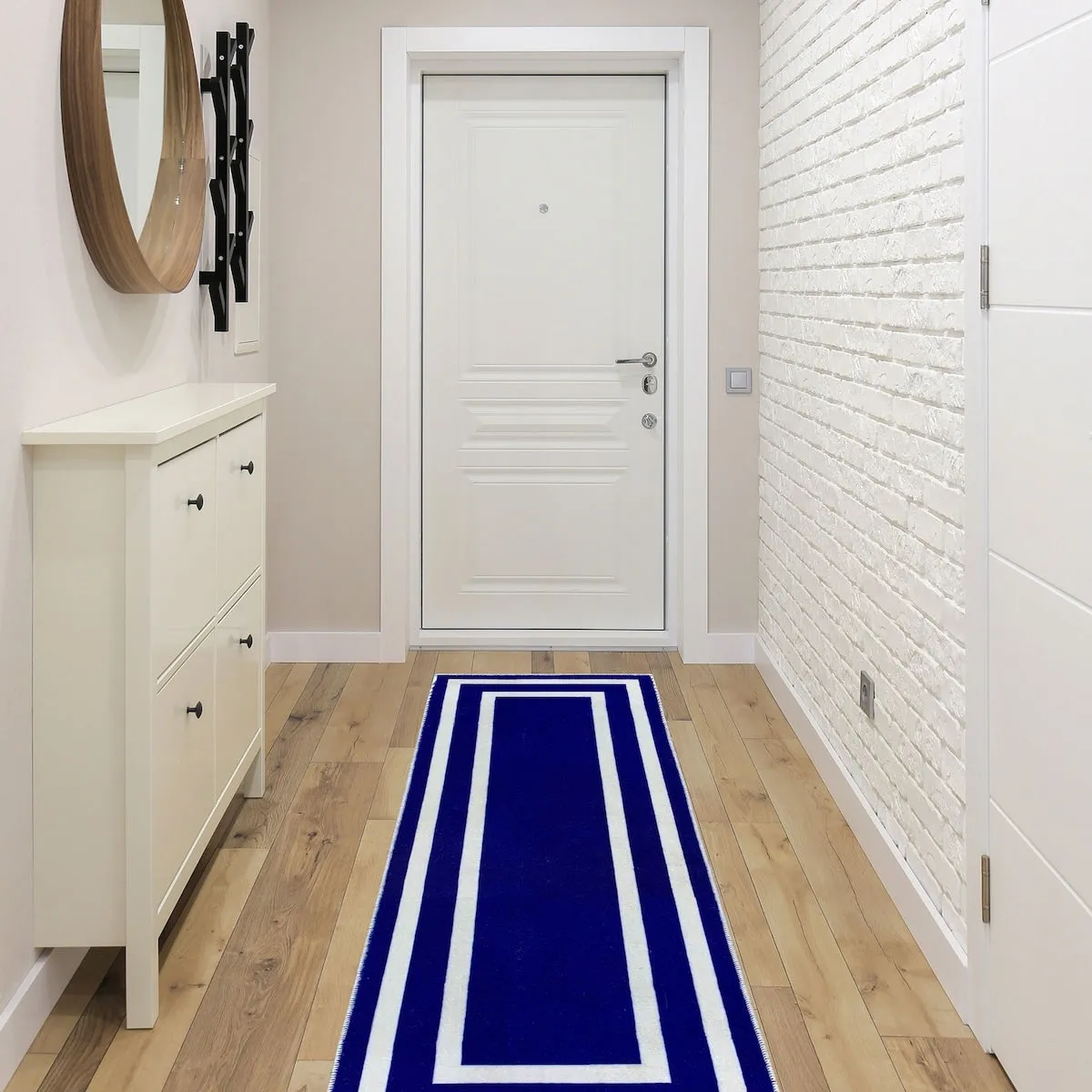 SussexHome Washable Ultra Thin Laundry Room Rug Runner - 20 x 59