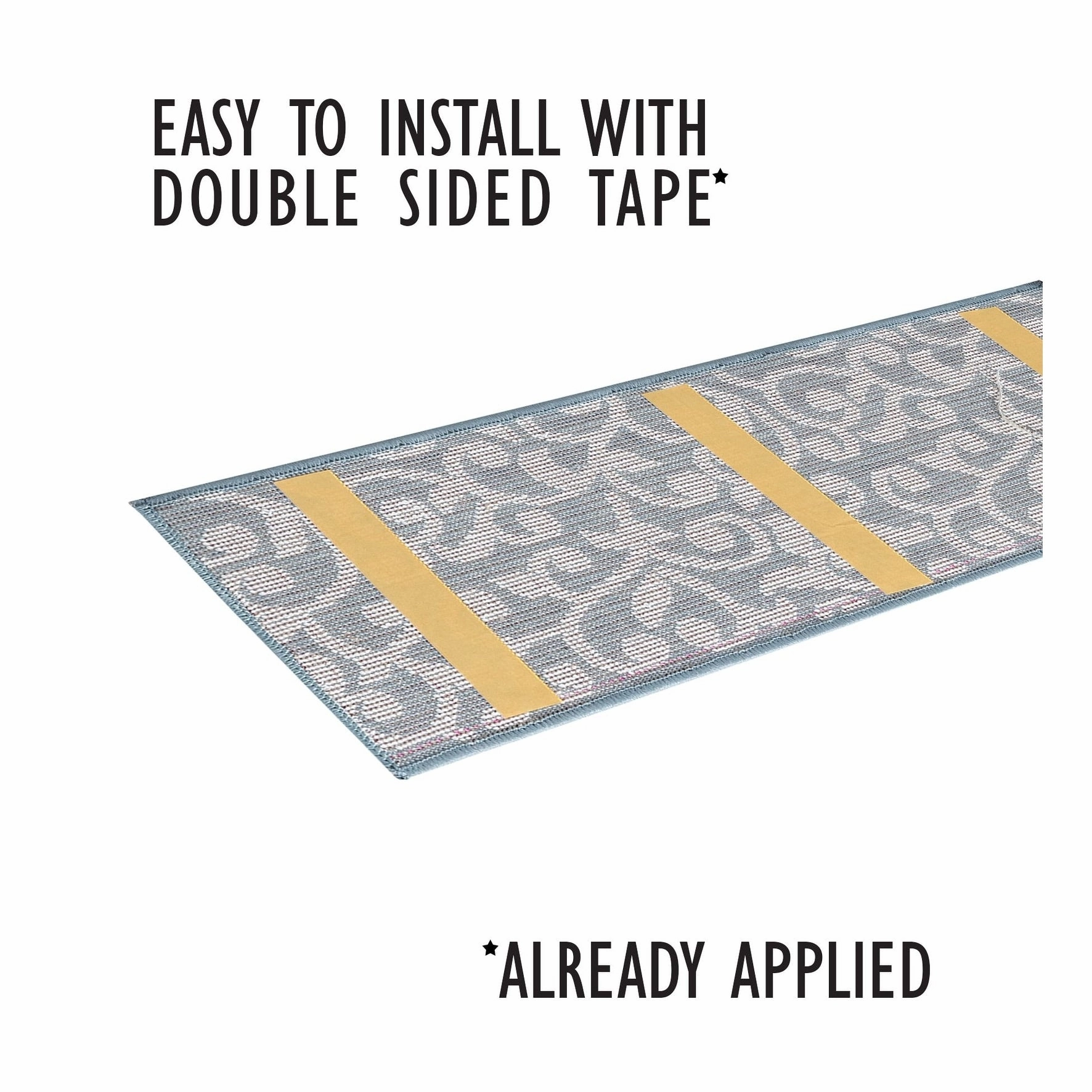 SussexHome Leaves Pattern Stair Treads