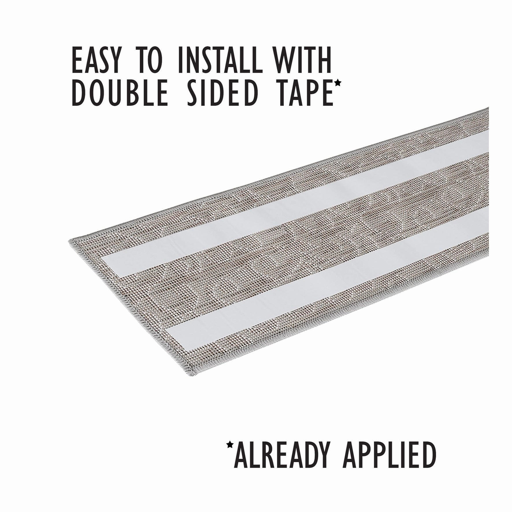 SussexHome Leaves Pattern Stair Treads