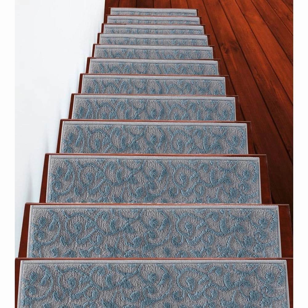 SussexHome Leaves Pattern Stair Treads