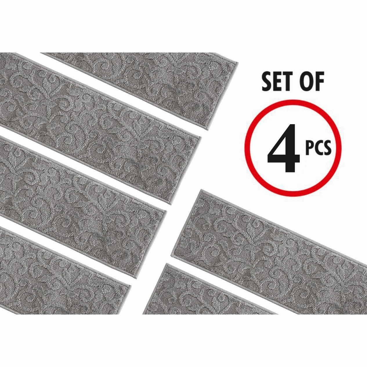 SussexHome Leaves Pattern Stair Treads