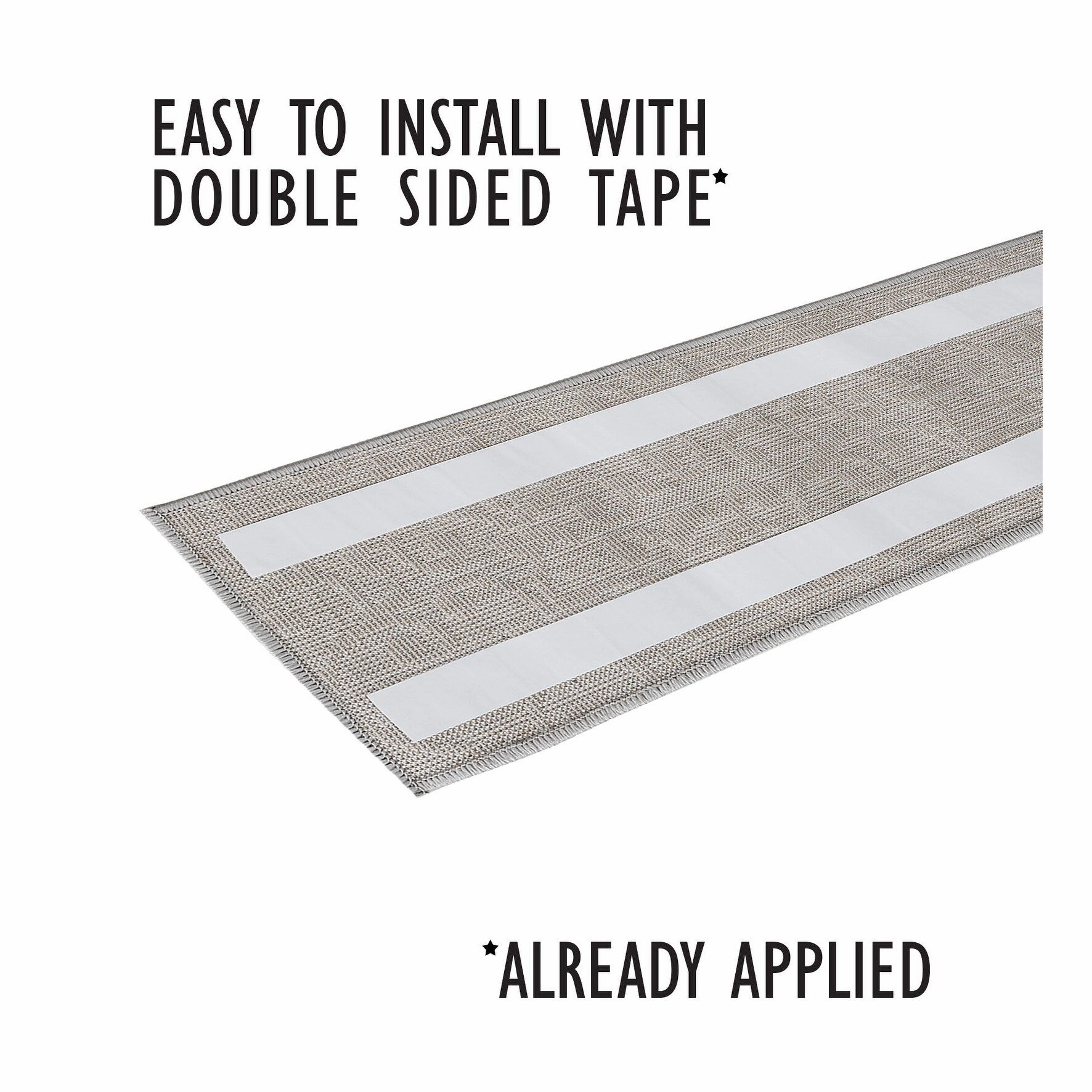 SussexHome Leaves Pattern Stair Treads