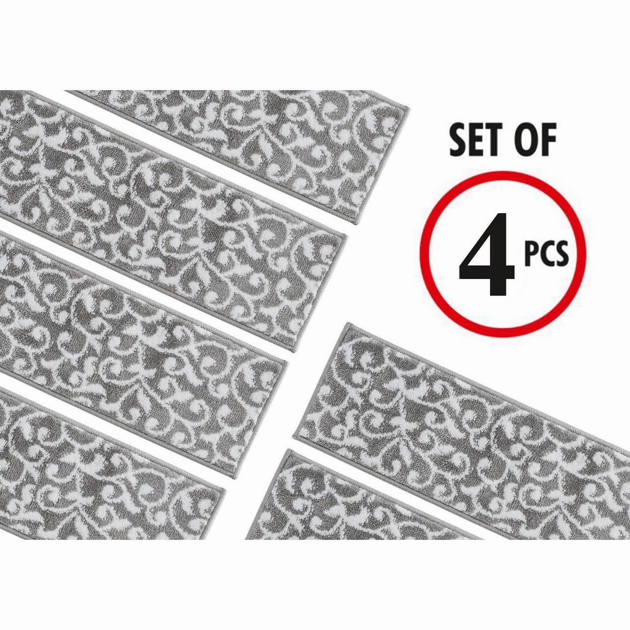 SussexHome Leaves Pattern Stair Treads