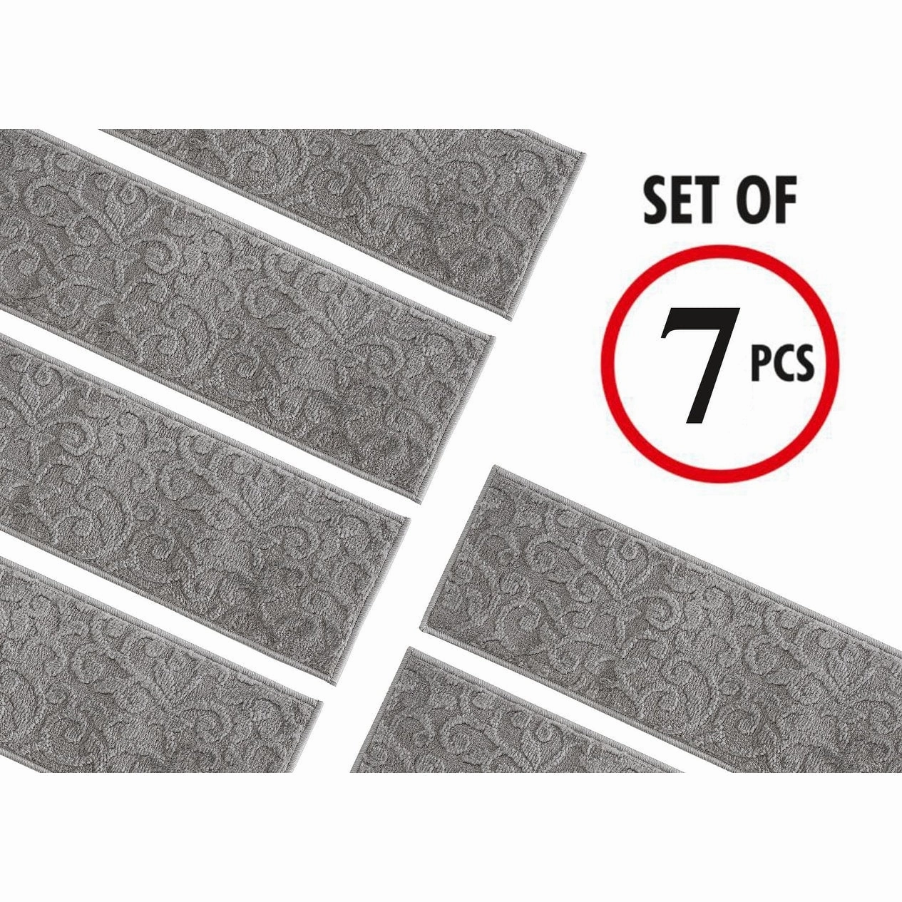 SussexHome Leaves Pattern Stair Treads