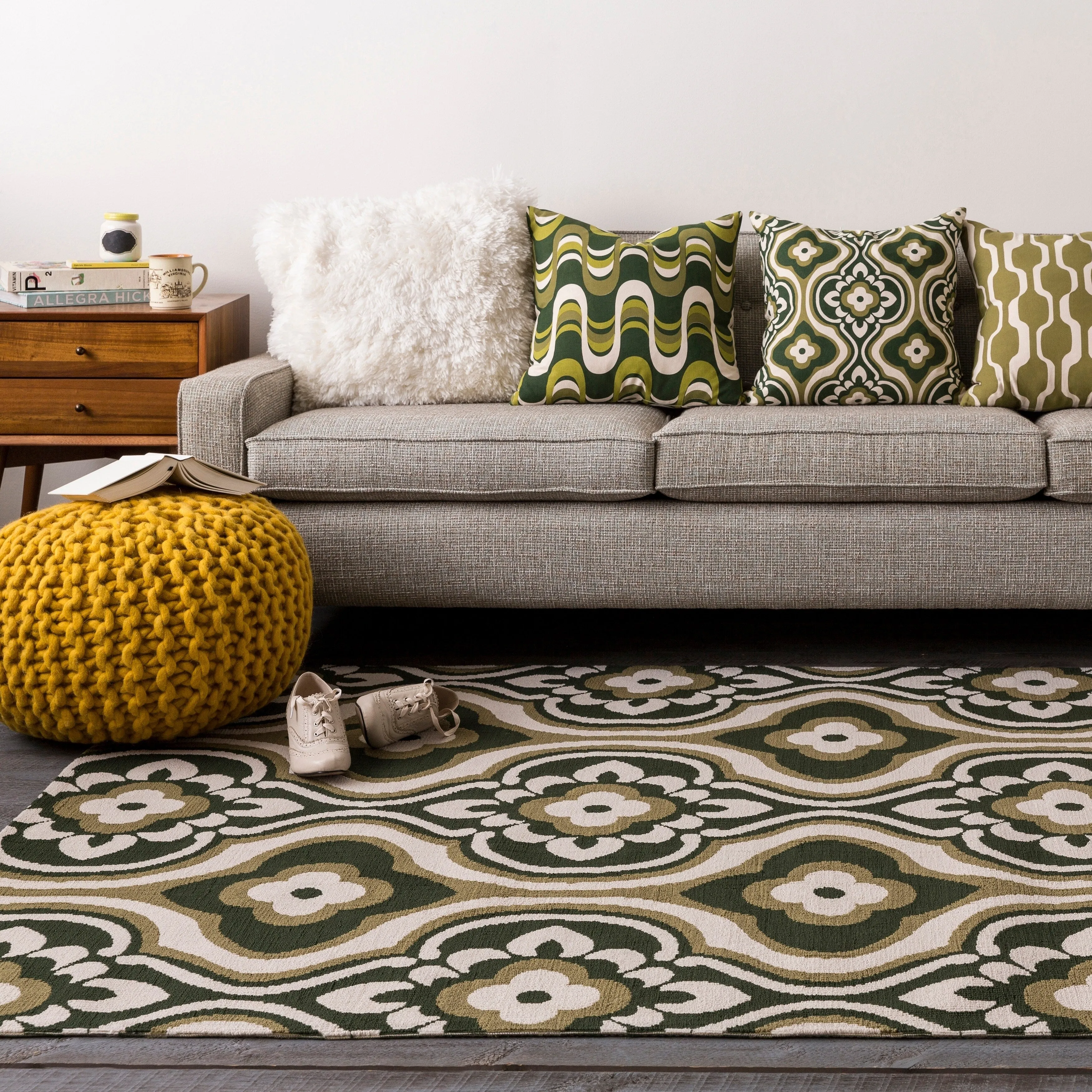 Table-Tufted Tian Polyester Rug