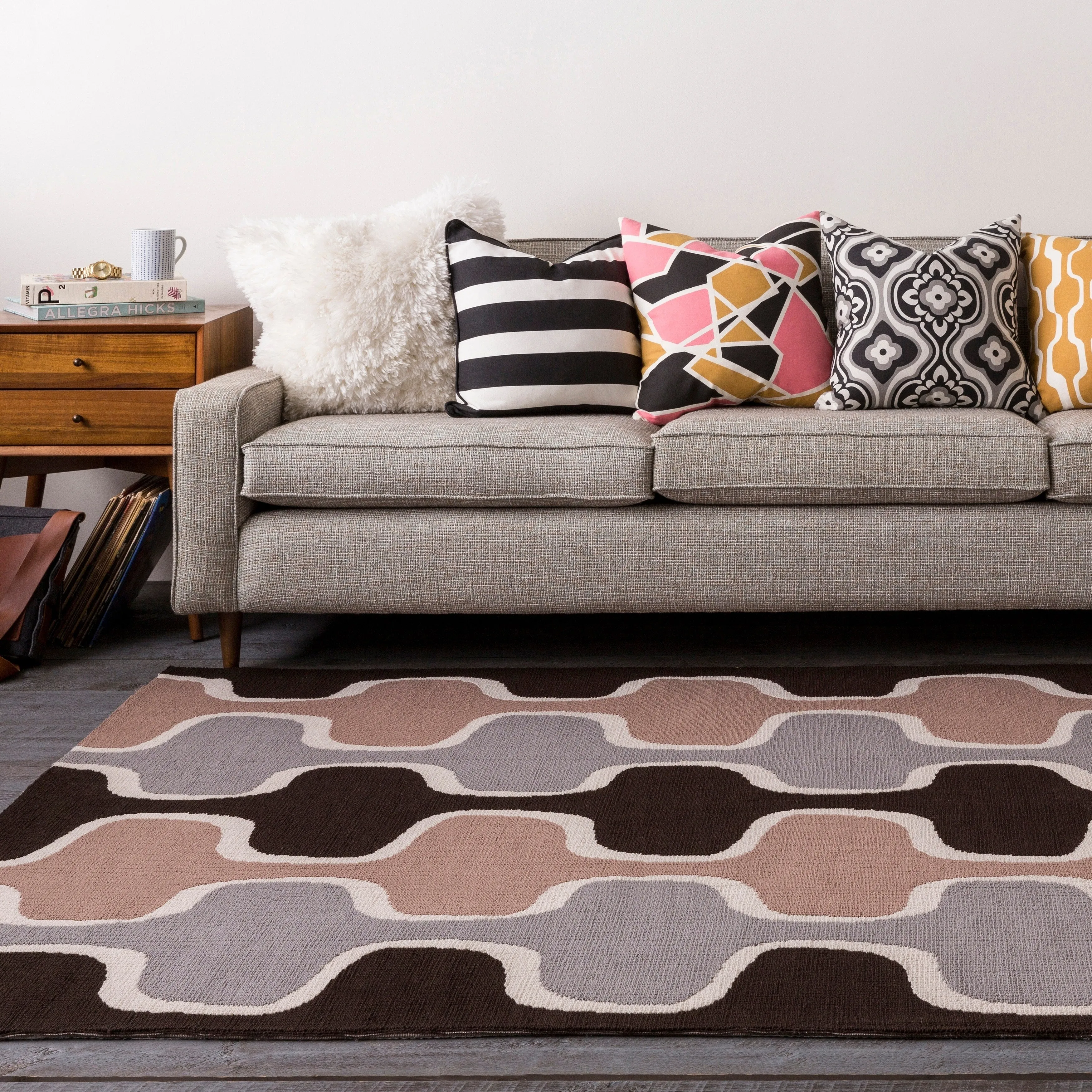 Table-Tufted Ward Polyester Rug