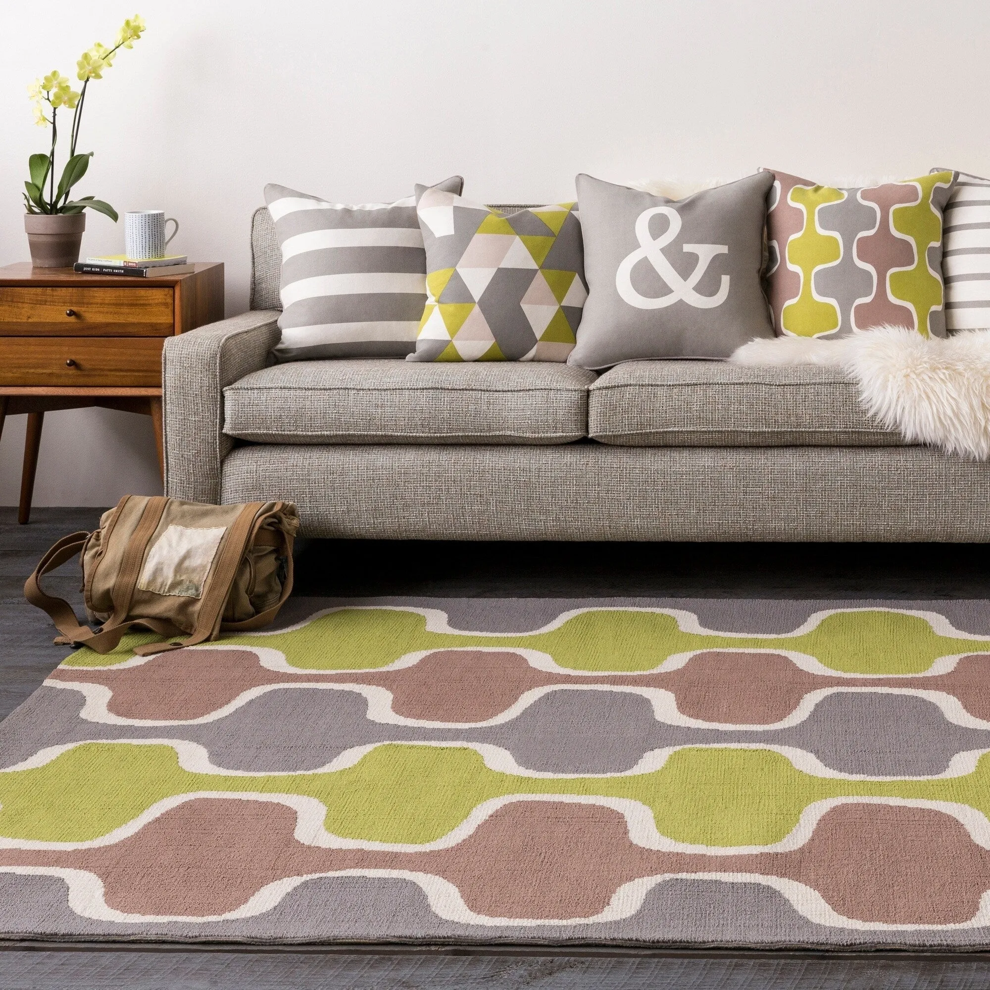 Table-Tufted Ward Polyester Rug