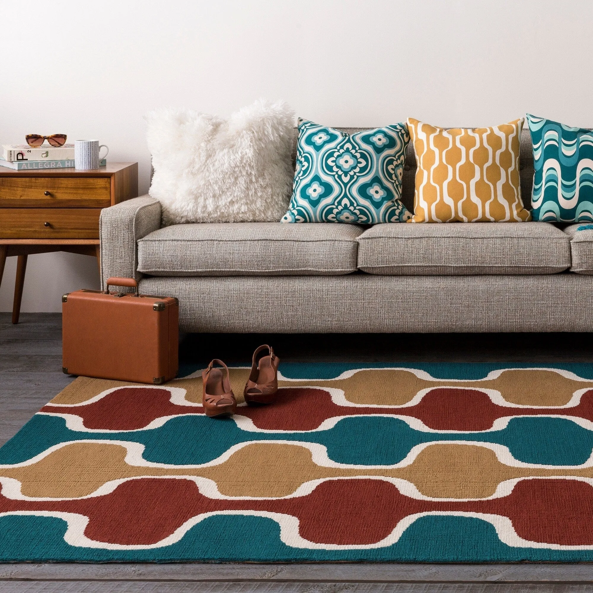 Table-Tufted Ward Polyester Rug