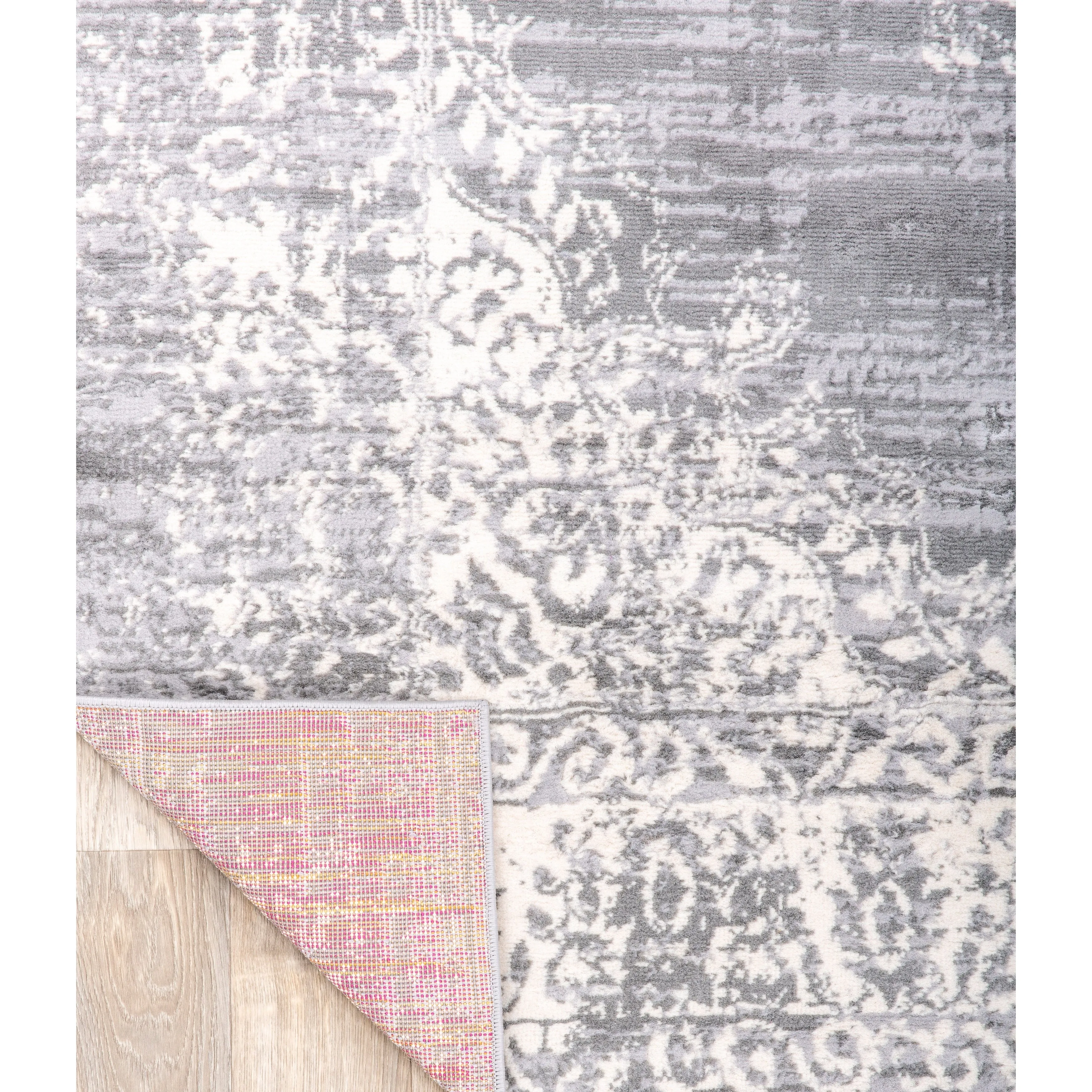 The Curated Nomad Sunset Blue Distressed Bohemian Rug