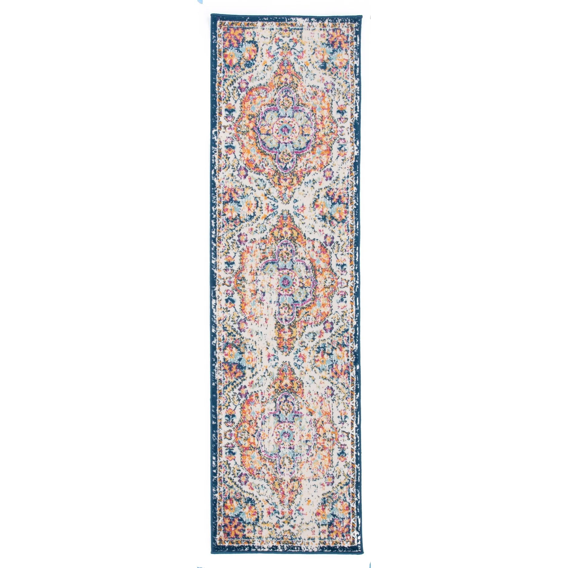 The Curated Nomad Sunset Distressed Vintage Bohemian Rug