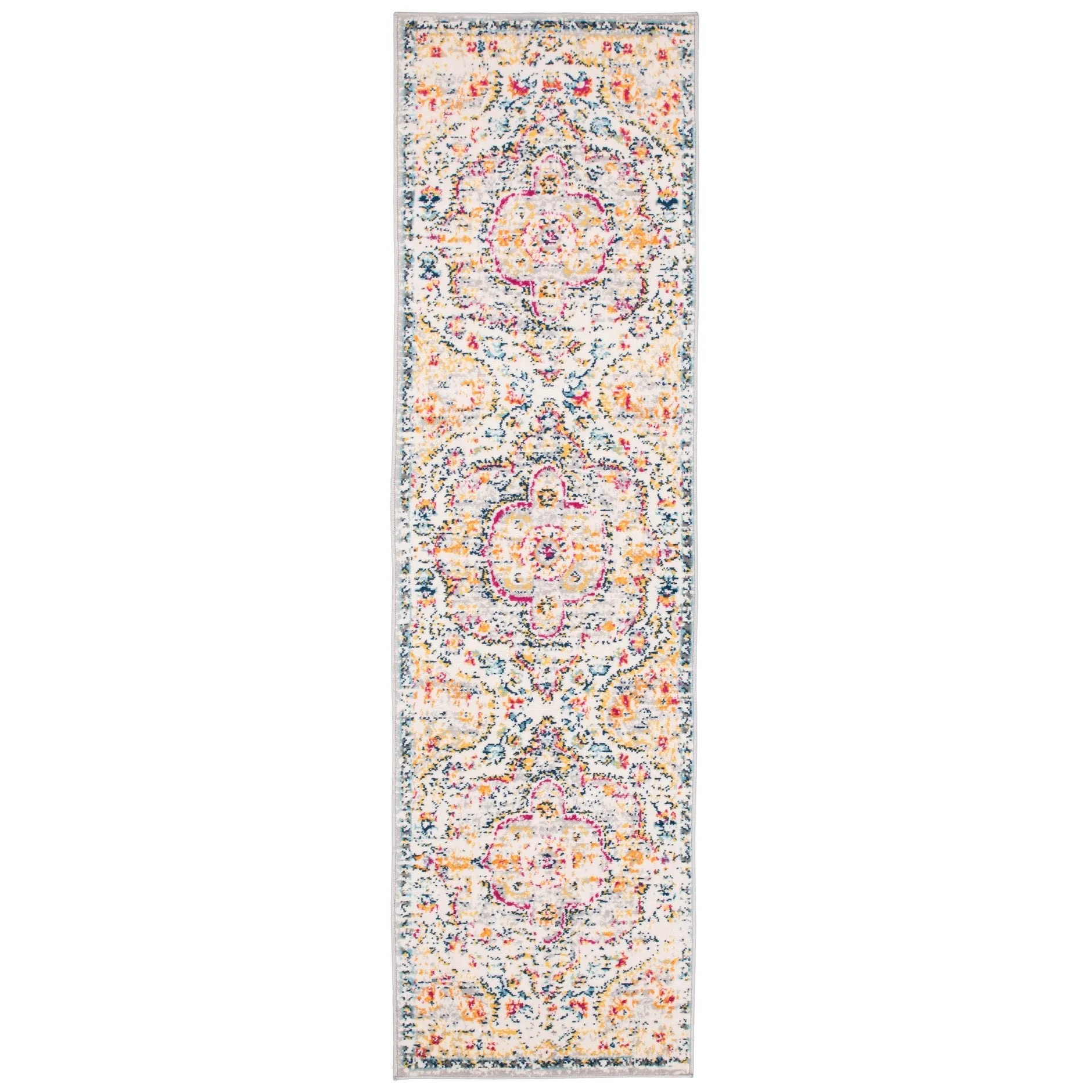 The Curated Nomad Sunset Distressed Vintage Bohemian Rug