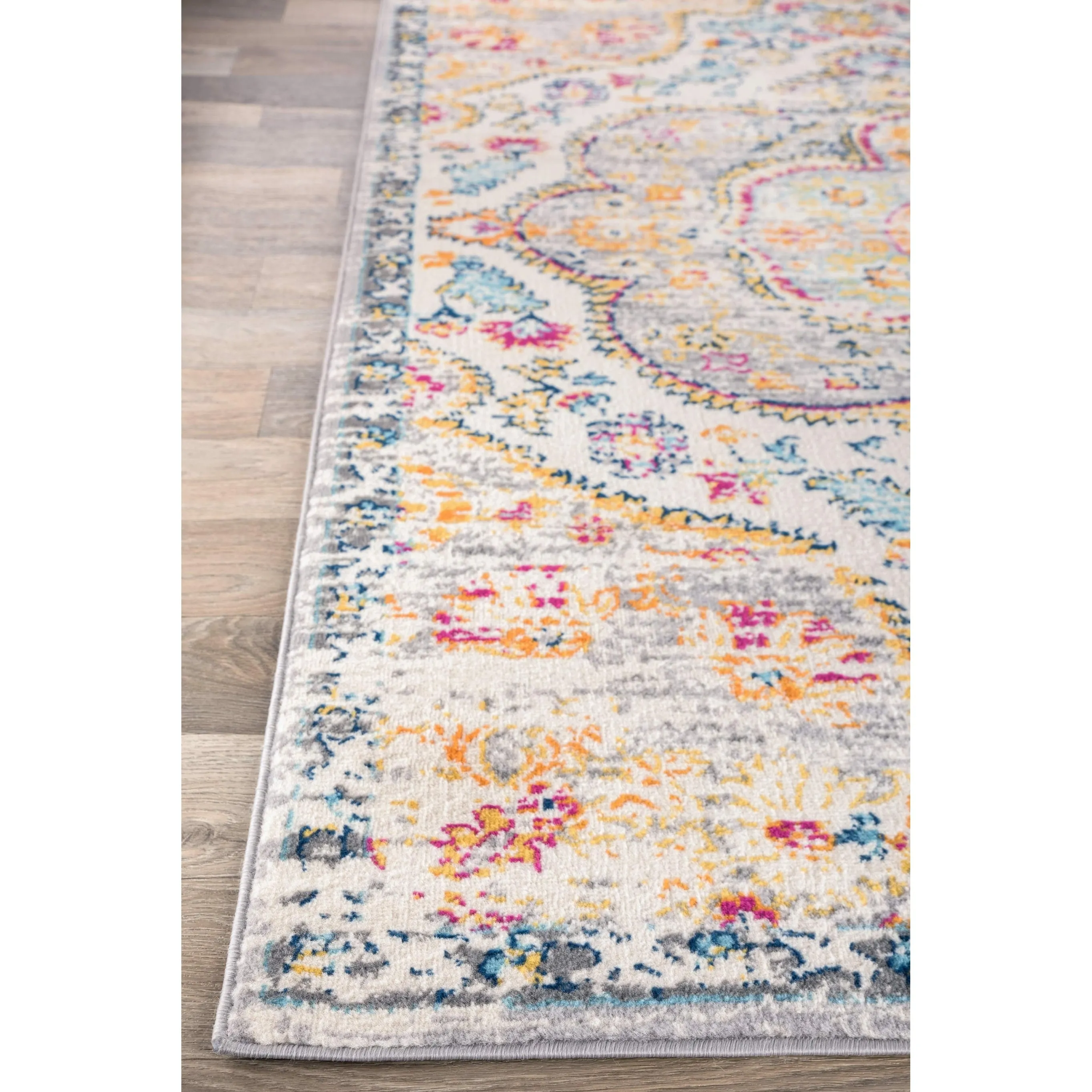 The Curated Nomad Sunset Distressed Vintage Bohemian Rug