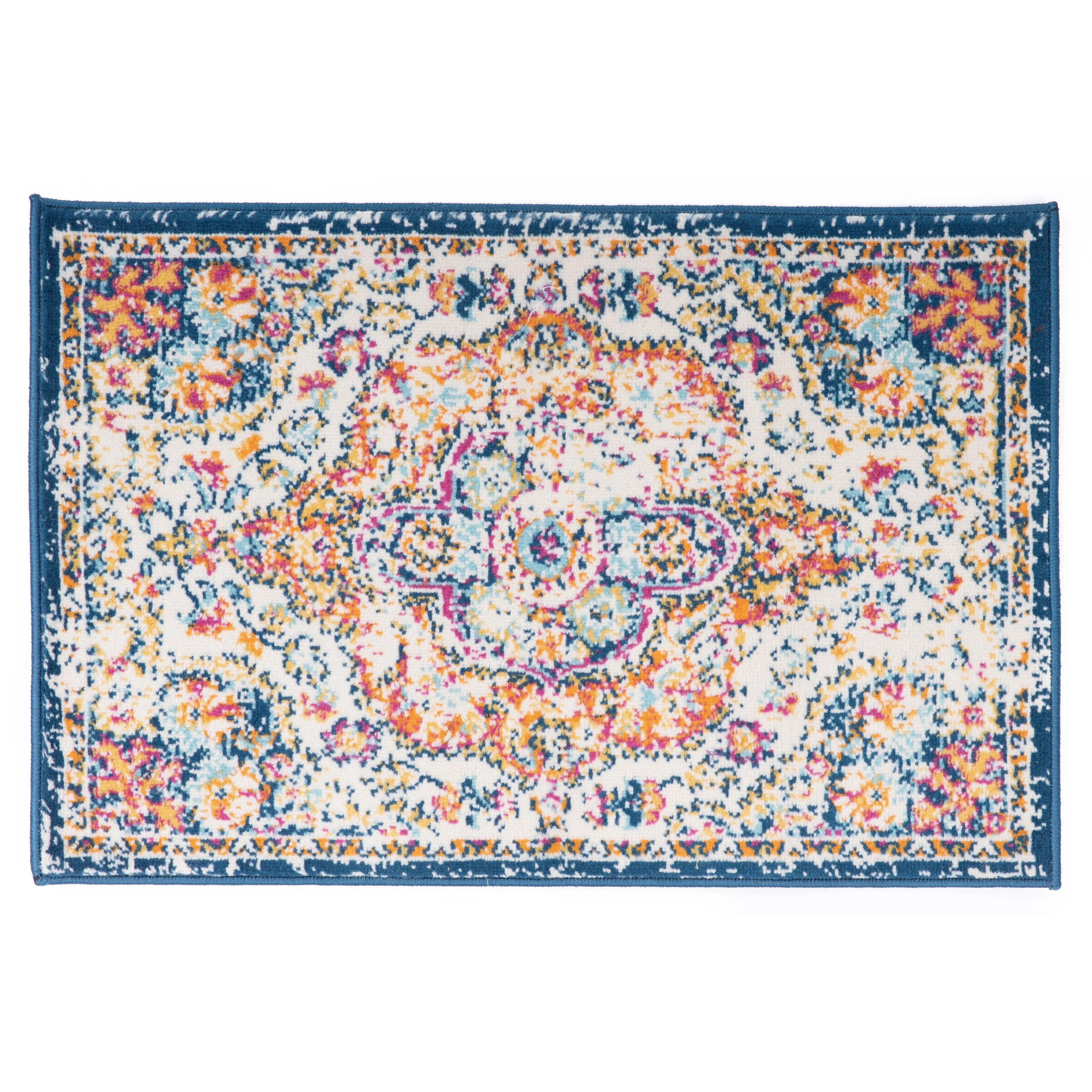 The Curated Nomad Sunset Distressed Vintage Bohemian Rug
