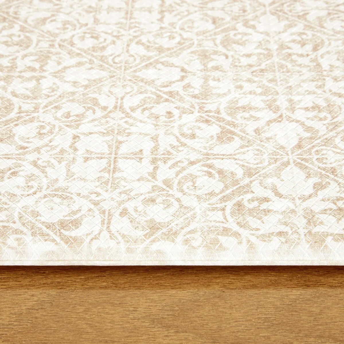 TOWN & COUNTRY BASICS Vintage Medallion Anti Fatigue Kitchen Mat Non-Slip Backing