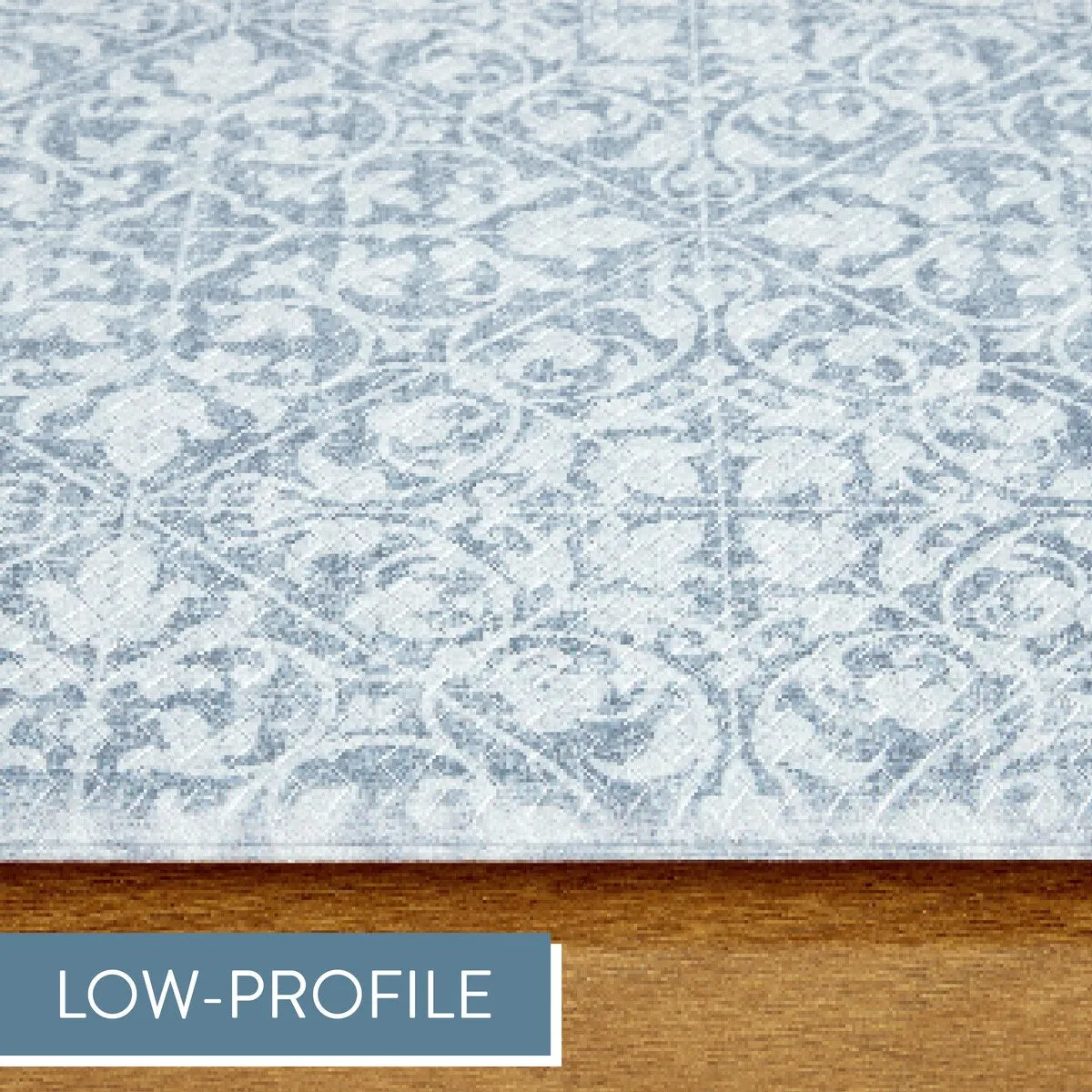 TOWN & COUNTRY BASICS Vintage Medallion Anti Fatigue Kitchen Mat Non-Slip Backing