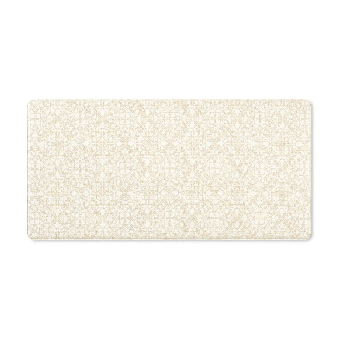 TOWN & COUNTRY BASICS Vintage Medallion Anti Fatigue Kitchen Mat Non-Slip Backing