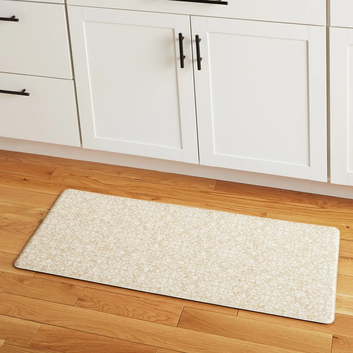 TOWN & COUNTRY BASICS Vintage Medallion Anti Fatigue Kitchen Mat Non-Slip Backing