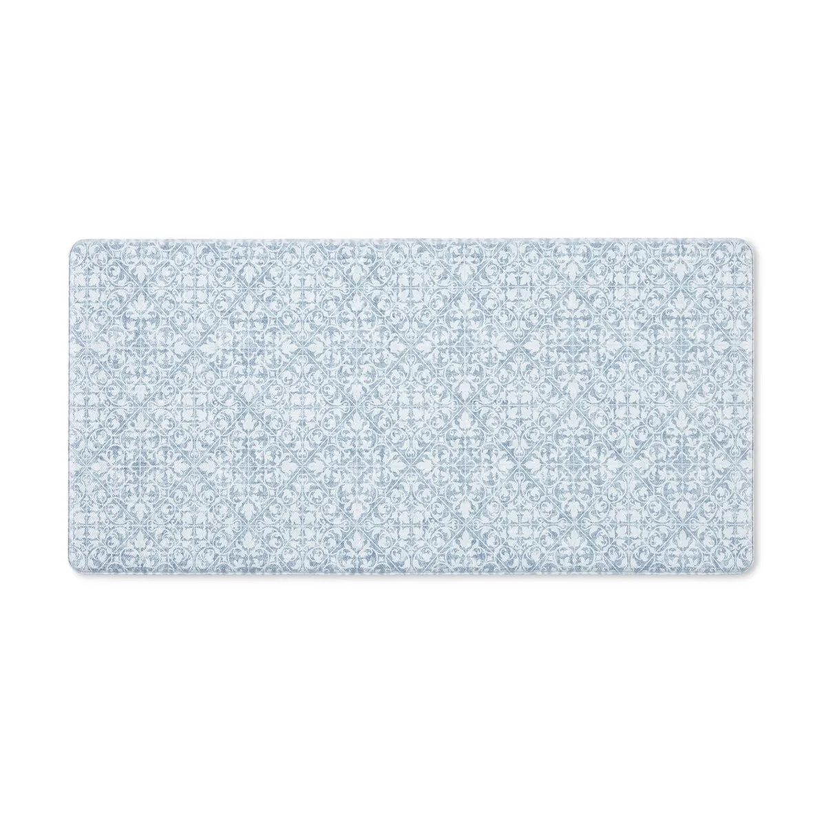 TOWN & COUNTRY BASICS Vintage Medallion Anti Fatigue Kitchen Mat Non-Slip Backing