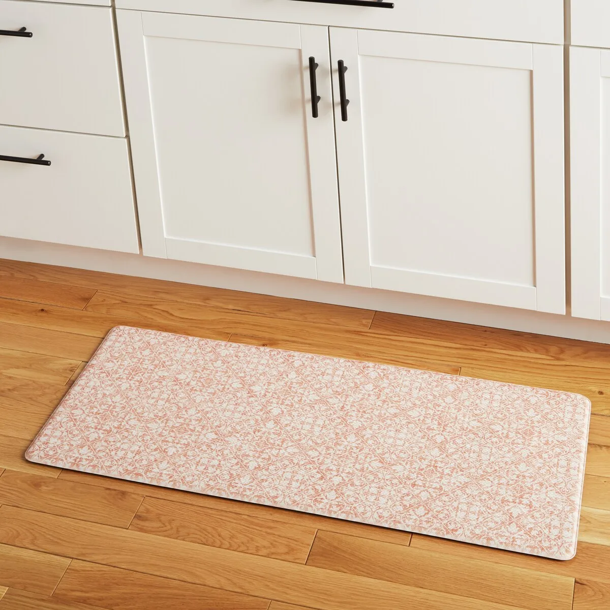 TOWN & COUNTRY BASICS Vintage Medallion Anti Fatigue Kitchen Mat Non-Slip Backing
